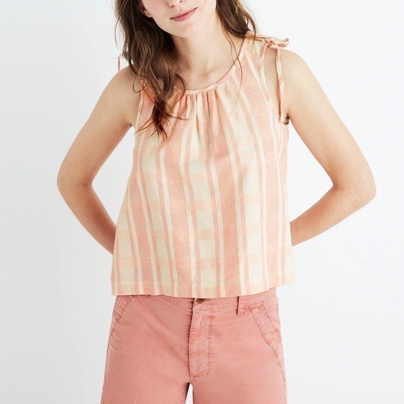 Madewell Swing Crop Tank Top - Picture 1 of 12